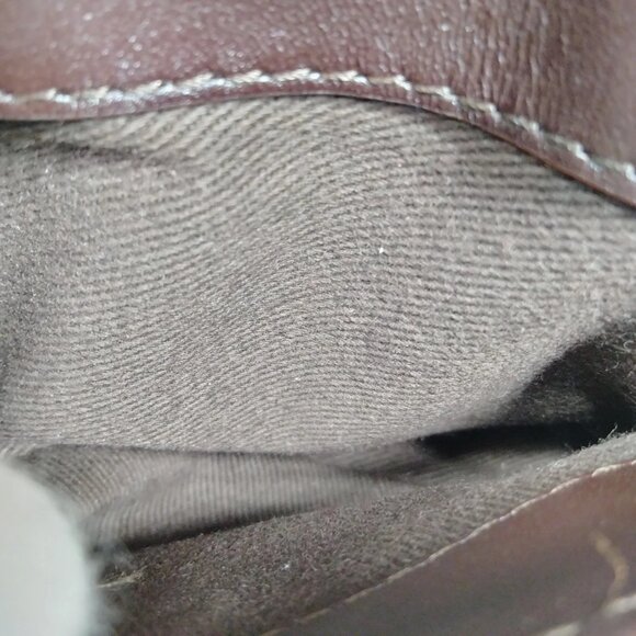 (L3) Authentic Loewe Crossbody Bag Brown PVC Luxury Vintage Designer Handbag - Picture 6 of 9